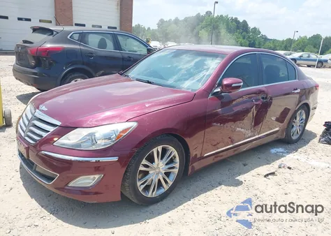 2012 Hyundai Genesis 4.6 из США, поврежденный, VIN KMHGC4DF8CU184317